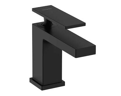 Hansgrohe Tecturis E - Umyvadlová baterie s výpustí, CoolStart, EcoSmart, matná černá 73002670