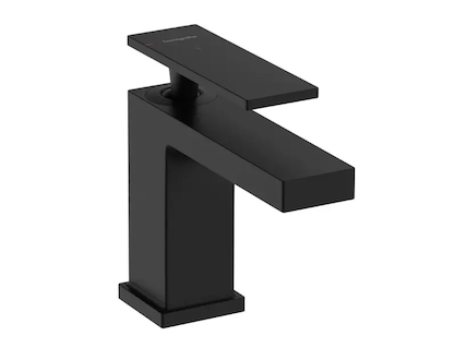 Hansgrohe Tecturis E - Umyvadlová baterie s výpustí, CoolStart, EcoSmart, matná černá 73004670