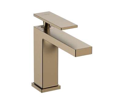 Hansgrohe Tecturis E - Umyvadlová baterie s výpustí, EcoSmart, kartáčovaný bronz 73010140