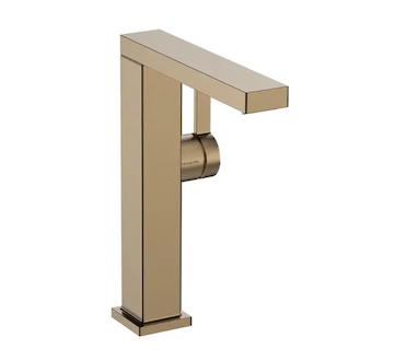 Hansgrohe Tecturis E - Umyvadlová baterie s výpustí Push-Open, CoolStart, EcoSmart, kartáčovaný bronz 73063140