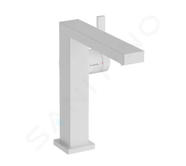 Hansgrohe Tecturis E - Umyvadlová baterie s výpustí Push-Open, CoolStart, EcoSmart, matná bílá 73042700