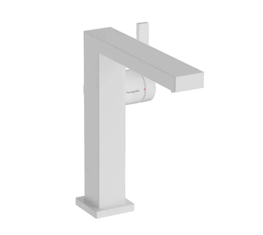 Hansgrohe Tecturis E - Umyvadlová baterie s výpustí Push-Open, CoolStart, EcoSmart, matná bílá 73042700
