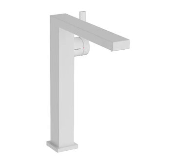 Hansgrohe Tecturis E - Umyvadlová baterie s výpustí Push-Open, CoolStart, EcoSmart, matná bílá 73070700