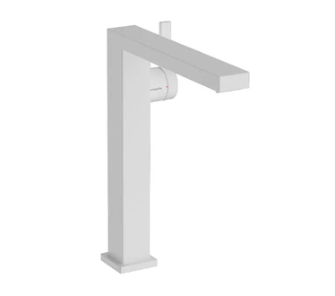 Hansgrohe Tecturis E - Umyvadlová baterie s výpustí Push-Open, CoolStart, EcoSmart, matná bílá 73073700