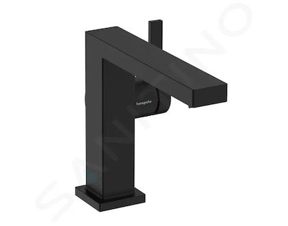 Hansgrohe Tecturis E - Umyvadlová baterie s výpustí Push-Open, CoolStart, EcoSmart, matná černá 73020670