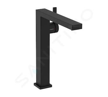 Hansgrohe Tecturis E - Umyvadlová baterie s výpustí Push-Open, CoolStart, EcoSmart, matná černá 73073670