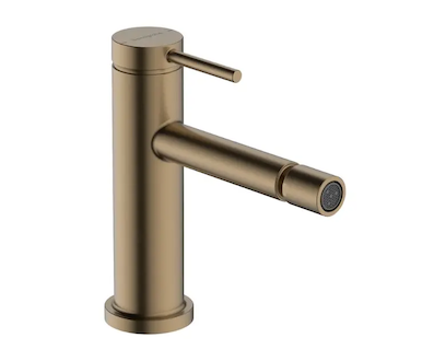 Hansgrohe Tecturis S - Bidetová baterie s výpustí, kartáčovaný bronz 73201140