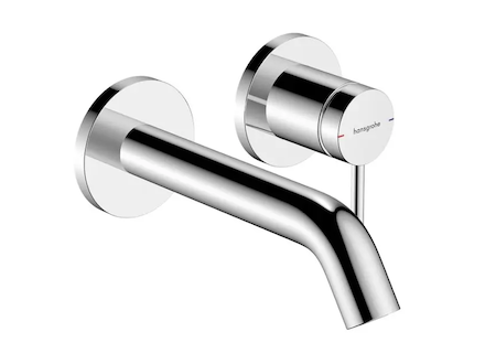 Hansgrohe Tecturis S - Umyvadlová baterie pod omítku, s výpustí, 2-otvorová instalace, EcoSmart, chrom 73350000