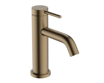 Hansgrohe Tecturis S - Umyvadlová baterie s výpustí, CoolStart, EcoSmart, kartáčovaný bronz 73302140