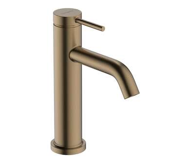 Hansgrohe Tecturis S - Umyvadlová baterie s výpustí, EcoSmart, kartáčovaný bronz 73310140