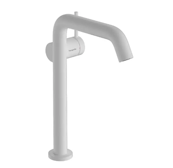 Hansgrohe Tecturis S - Umyvadlová baterie s výpustí Push-Open, CoolStart, EcoSmart, matná bílá 73370700