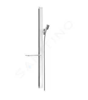 Hansgrohe Unica'E - Sprchová tyč 90 cm, se sprchovou hadicí, bílá/chrom 27640400