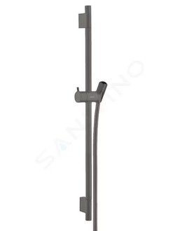 Hansgrohe Unica'S - Sprchová tyč 65 cm se sprchovou hadicí, kartáčovaný černý chrom 28632340