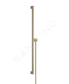 Hansgrohe Unica - Sprchová tyč 66 cm, se sprchovou hadicí, kartáčovaný bronz 24404140