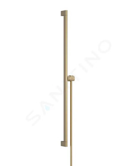 Hansgrohe Unica - Sprchová tyč 95 cm, se sprchovou hadicí, kartáčovaný bronz 24403140