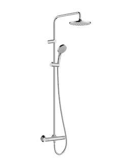 Hansgrohe Vernis Blend - Sada sprchových setů s termostatem, průměr 21 cm, 2 proudy, chrom, 2 ks 26285000