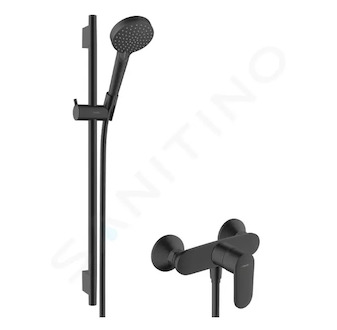 Hansgrohe Vernis Blend - Sprchový set s baterií, 2 proudy, EcoSmart, matná černá 26958670