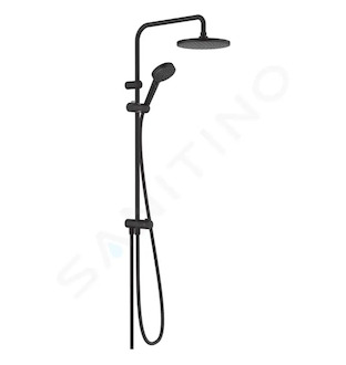 Hansgrohe Vernis Blend - Sprchový set Showerpipe 200 Reno, EcoSmart, matná černá 26099670