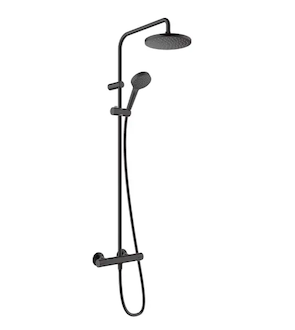 Hansgrohe Vernis Blend - Sprchový set Showerpipe 200 s termostatem, matná černá 26276670
