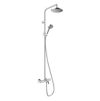 Hansgrohe Vernis Blend - Sprchový set Showerpipe 200 s vanovým termostatem, EcoSmart, chrom 26079000