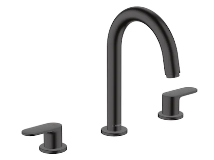 Hansgrohe Vernis Blend - Umyvadlová baterie s výpustí, 3-otvorová instalace, matná černá 71553670