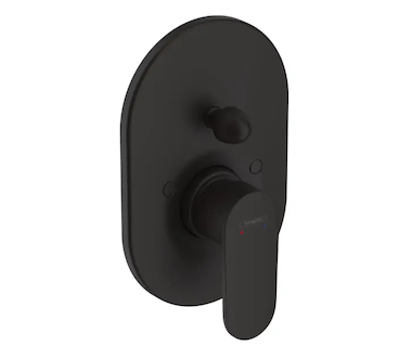 Hansgrohe Vernis Blend - Vanová baterie pod omítku, s tělesem, matná černá 71473670