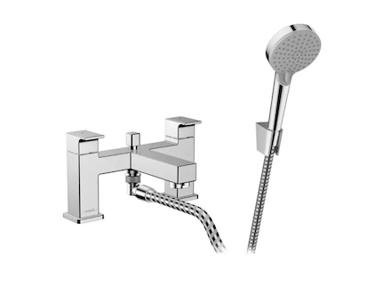 Hansgrohe Vernis Shape - Baterie na okraj vany s příslušenstvím, 2-otvorová instalace, chrom 71462000