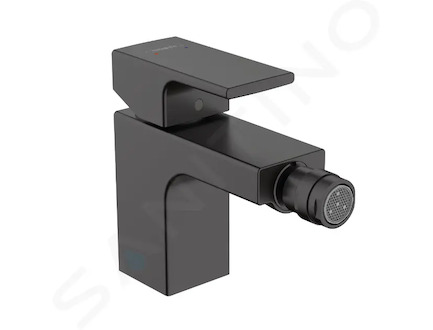 Hansgrohe Vernis Shape - Bidetová baterie s výpustí, matná černá 71219670