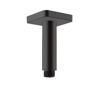 Hansgrohe Vernis Shape - Přívod od stropu 10 cm, matná černá 26406670