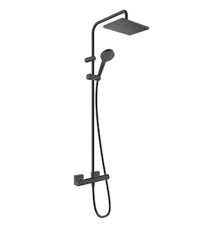 Hansgrohe Vernis Shape - Sprchový set Showerpipe 230 s termostatem, matná černá 26286670