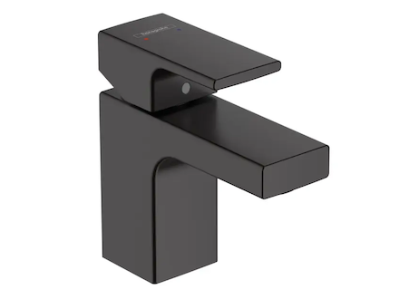 Hansgrohe Vernis Shape - Umyvadlová baterie s výpustí, EcoSmart, matná černá 71560670
