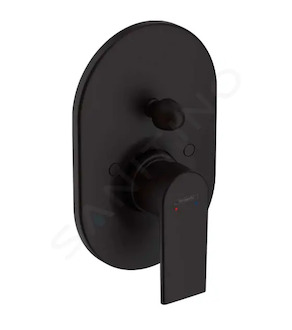 Hansgrohe Vernis Shape - Vanová baterie pod omítku, s tělesem, matná černá 71472670
