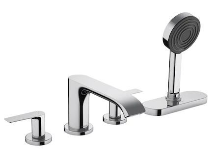 Hansgrohe Vivenis - Baterie na okraj vany, 4-otvorová instalace, sBox, chrom 75444000