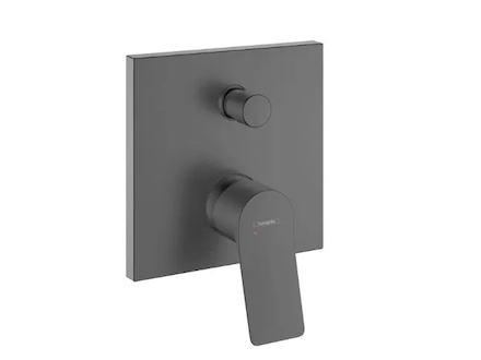 Hansgrohe Vivenis - Baterie pod omítku, pro 2 spotřebiče, kartáčovaný černý chrom 75415340