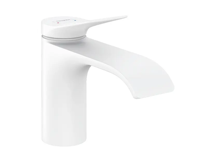 Hansgrohe Vivenis - Umyvadlová baterie 80, EcoSmart, matná bílá 75012700