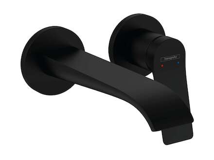 Hansgrohe Vivenis - Umyvadlová baterie pod omítku, 2-otvorová instalace, EcoSmart, matná černá 75050670