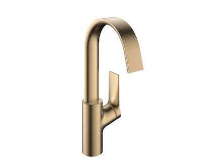 Hansgrohe Vivenis - Umyvadlová baterie s otočným výtokem, EcoSmart, kartáčovaný bronz 75032140