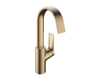 Hansgrohe Vivenis - Umyvadlová baterie s výpustí a otočným výtokem, EcoSmart, kartáčovaný bronz 75030140