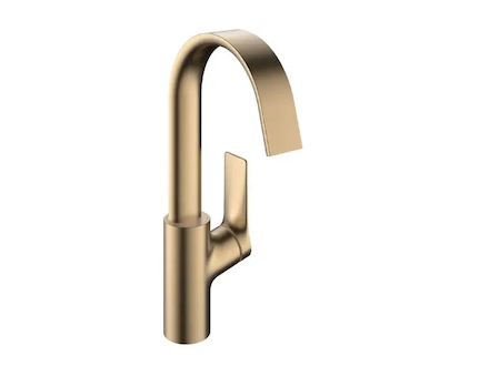 Hansgrohe Vivenis - Umyvadlová baterie s výpustí a otočným výtokem, EcoSmart, kartáčovaný bronz 75030140