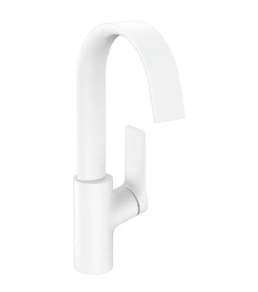 Hansgrohe Vivenis - Umyvadlová baterie, s výpustí a otočným výtokem, EcoSmart, matná bílá 75030700