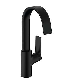 Hansgrohe Vivenis - Umyvadlová baterie, s výpustí a otočným výtokem, EcoSmart, matná černá 75030670