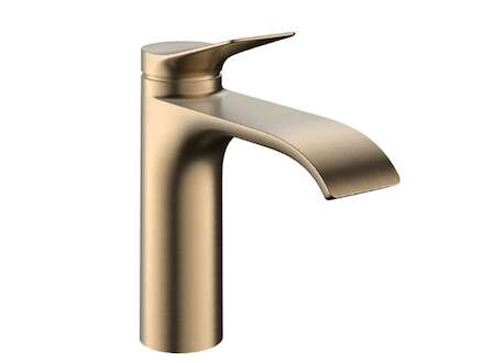 Hansgrohe Vivenis - Umyvadlová baterie s výpustí, EcoSmart, CoolStart, kartáčovaný bronz 75023140