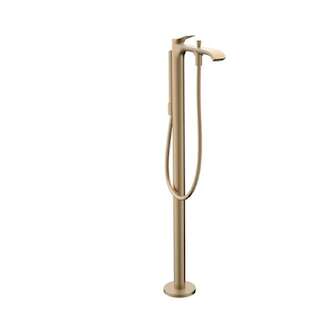 Hansgrohe Vivenis - Vanová baterie do podlahy, s příslušenstvím, kartáčovaný bronz 75445140