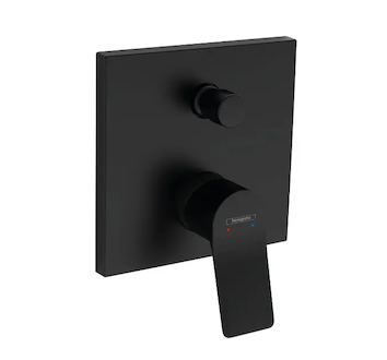 Hansgrohe Vivenis - Vanová baterie pod omítku, 2 výstupy, matná černá 75416670