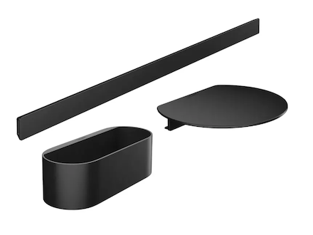 Hansgrohe WallStoris - Set koupelnových doplňků, matná černá 27966670