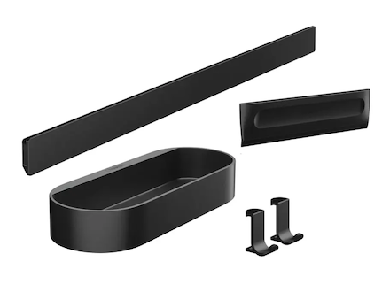 Hansgrohe WallStoris - Set koupelnových doplňků, matná černá 27967670