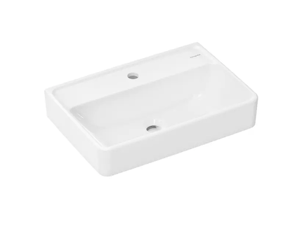 Hansgrohe Xanuia Q - Umyvadlo 55x37 cm, bez přepadu, otvor pro baterii, bílá 60211450