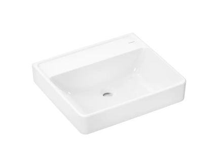 Hansgrohe Xanuia Q - Umyvadlo 55x48 cm, bez přepadu, bez otvoru pro baterii, bílá 60237450