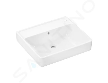 Hansgrohe Xanuia Q - Umyvadlo 55x48 cm, s přepadem, bez otvoru pro baterii, SmartClean, bílá 61146450