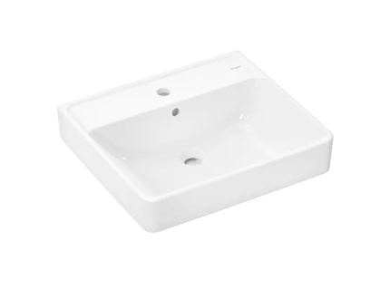 Hansgrohe Xanuia Q - Umyvadlo 55x48 cm, s přepadem, otvor pro baterii, bílá 60132450